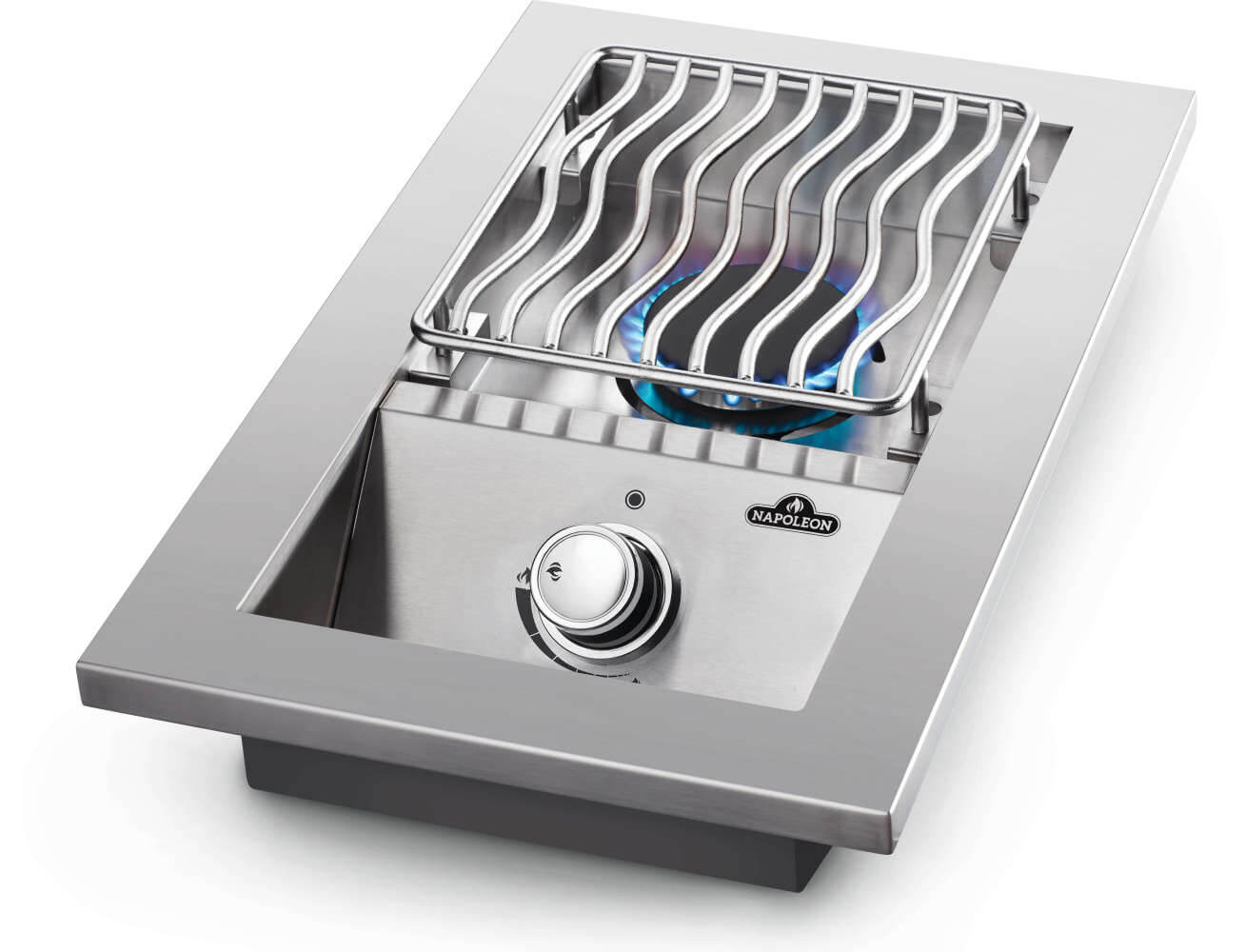 Built-in 500 Series Single Range Top Burner - with Stainless Steel Cover