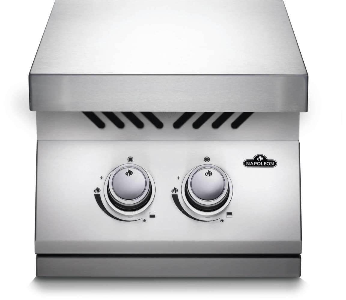 Built-in 500 Series Inline Dual Range Top Burner - with Stainless Steel Cover