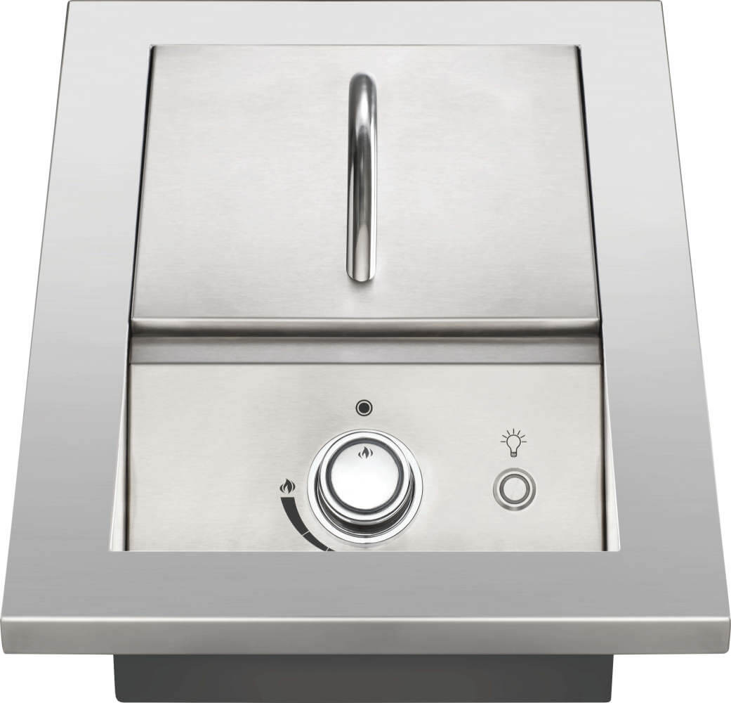 Built-in 700 Series Single Range Top Burner - with Stainless Steel Cover