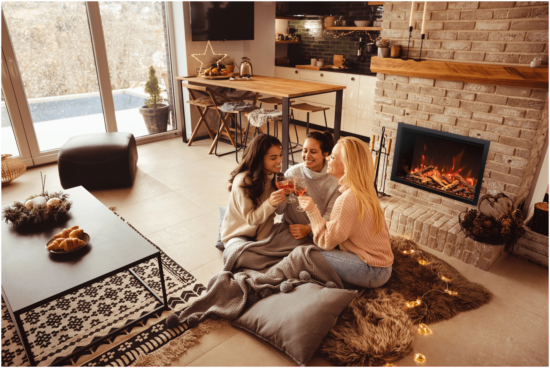 Amantii TRD Bespoke Electric Fireplace