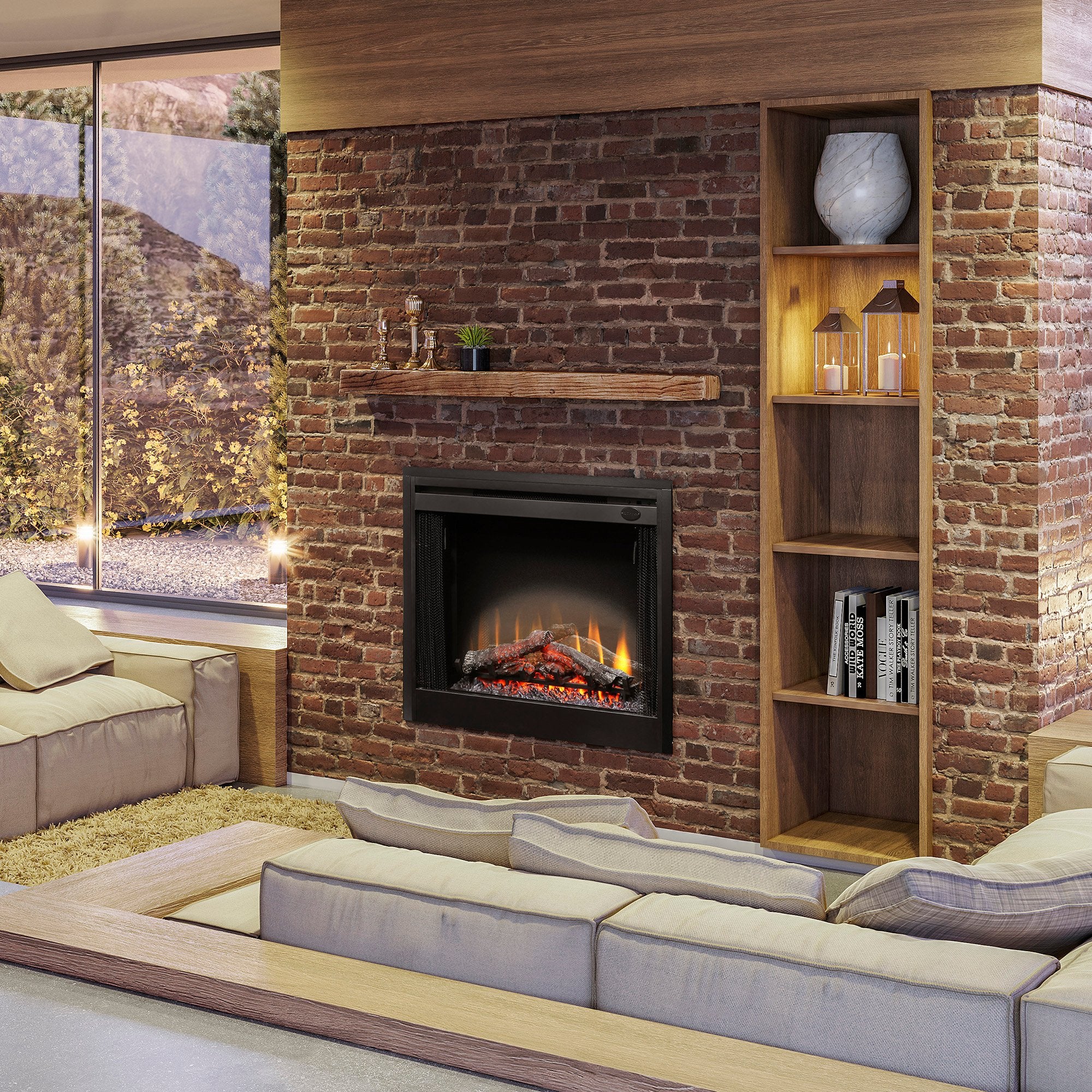 Dimplex Slim Line 33" Built-in Electric Firebox